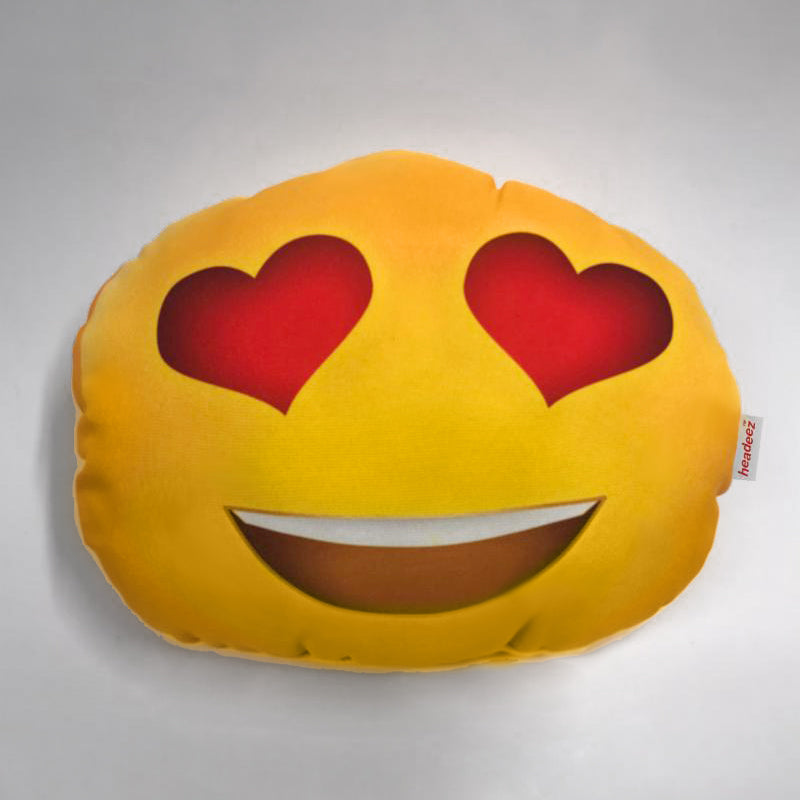 Heart Eyes Emoji Travel Pillow
