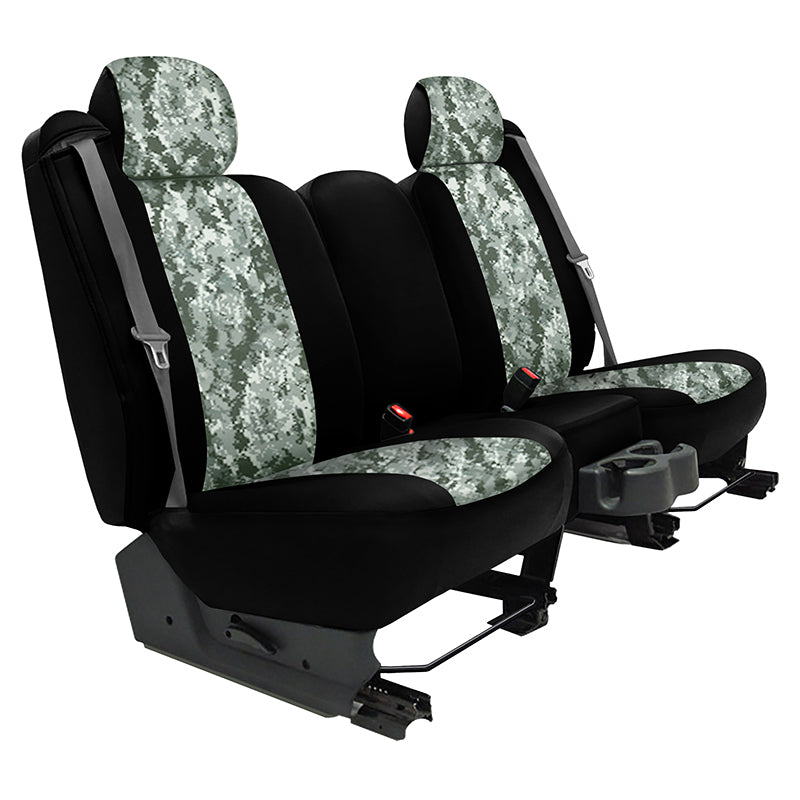 Seat Designs Digital Camo Green 2-Tone seat covers