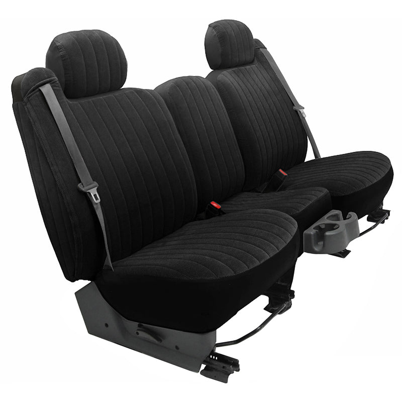 Plush Velour Black seat covers