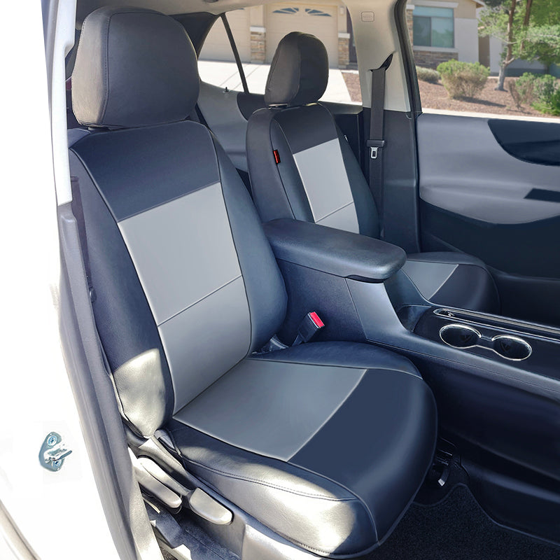 Seat Décor Leatherette Gray 2-Tone seat covers