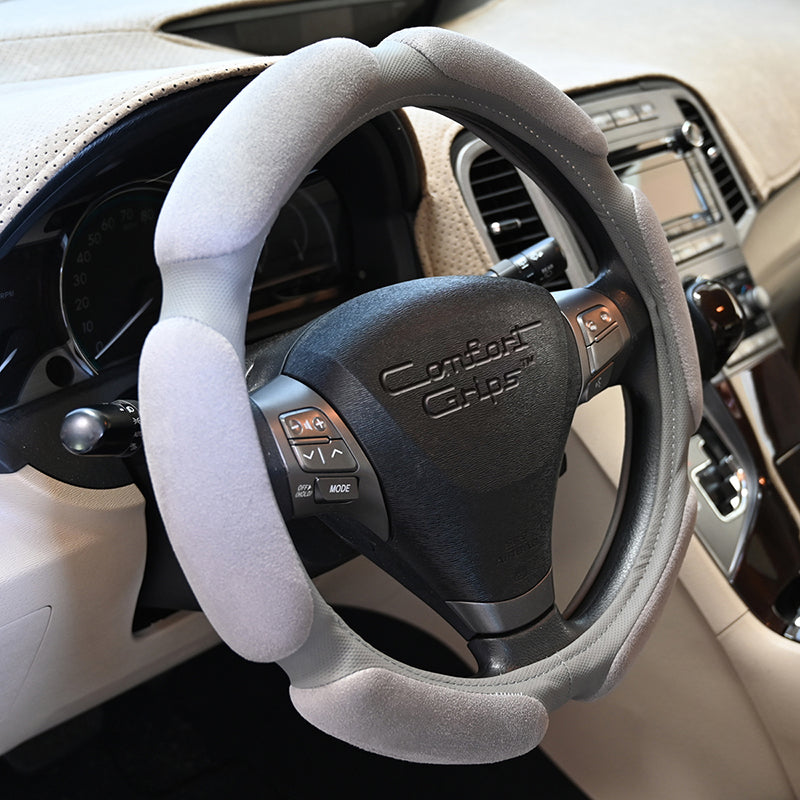 Multi Grip Gray steering wheel cover left side