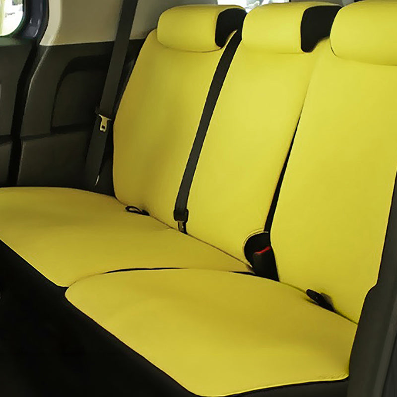 NeoSupreme Yellow Solid rear seat covers