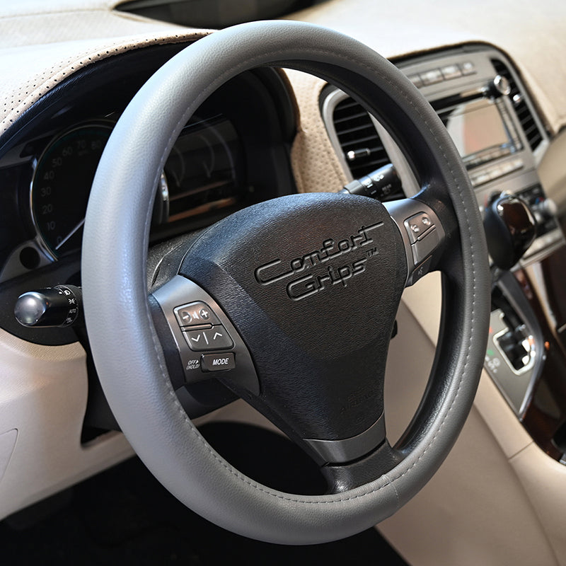 Performa Grip Gray steering wheel cover left side