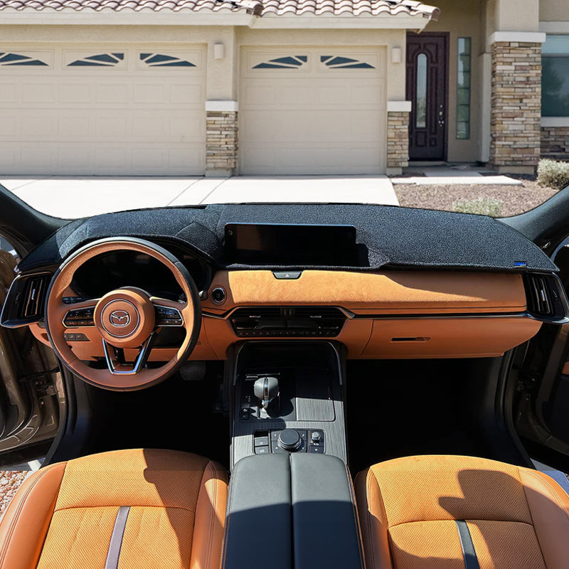 Plush Velour Black Mazda dash cover
