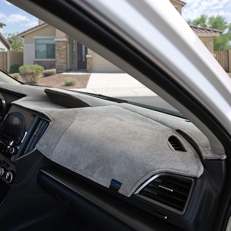 Plush Velour Gray dash cover