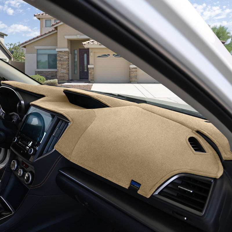 Plush Velour Mocha dash cover