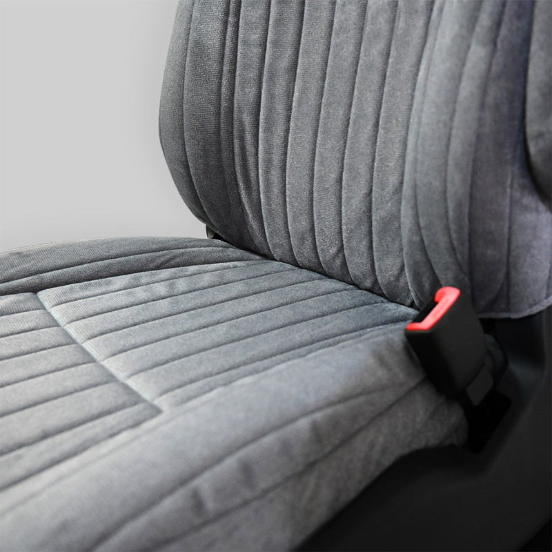 Plush Velour Pleated Closeup