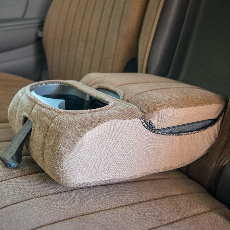Plush Velour Toast back seat console