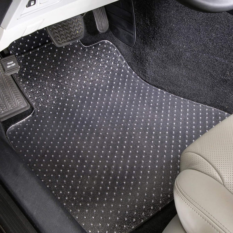 Protect-A-Mat clear vinyl floor mat on driver's side