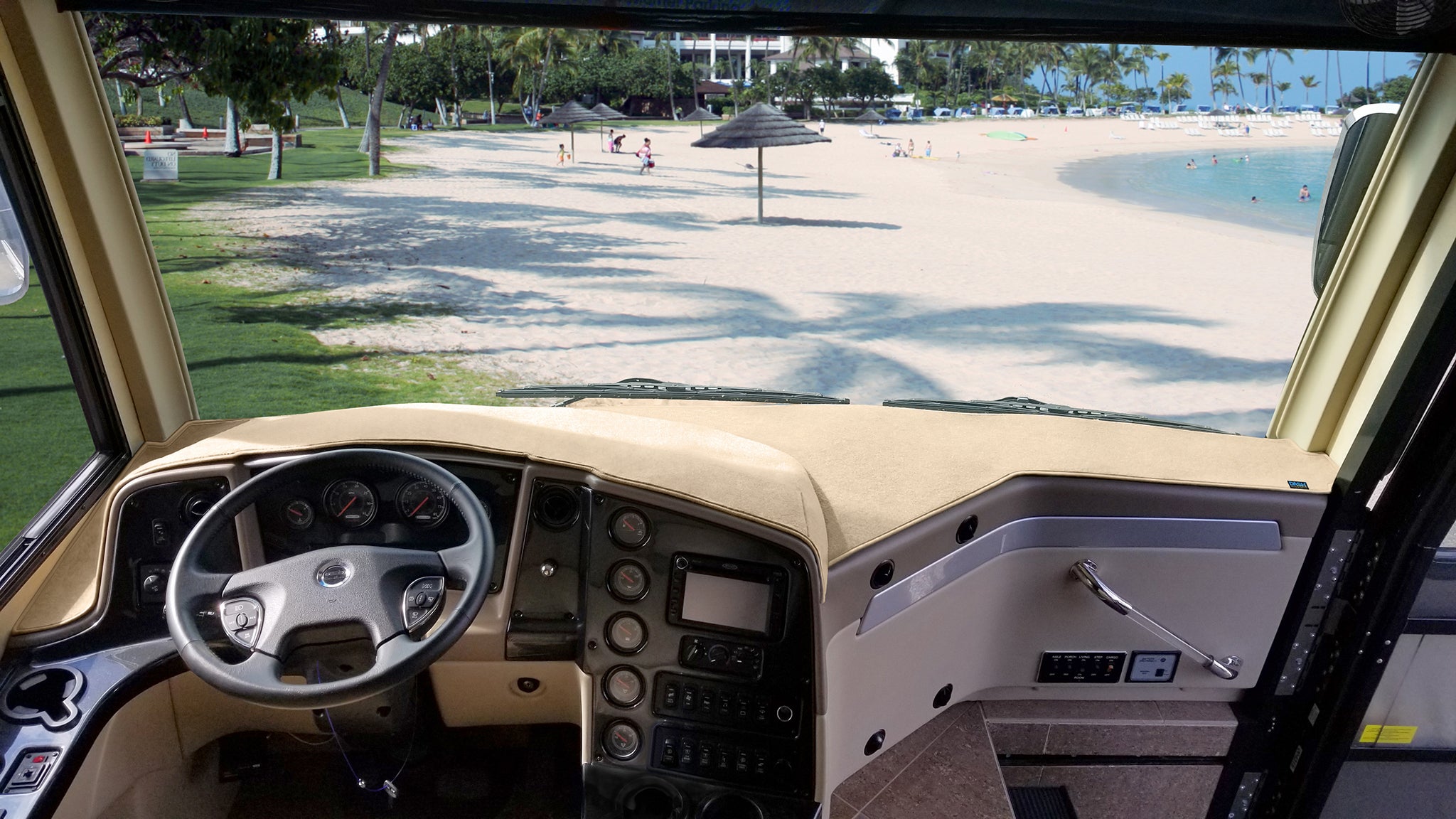 Vanilla RV Dash Cover 2016 Forest River Charleston
