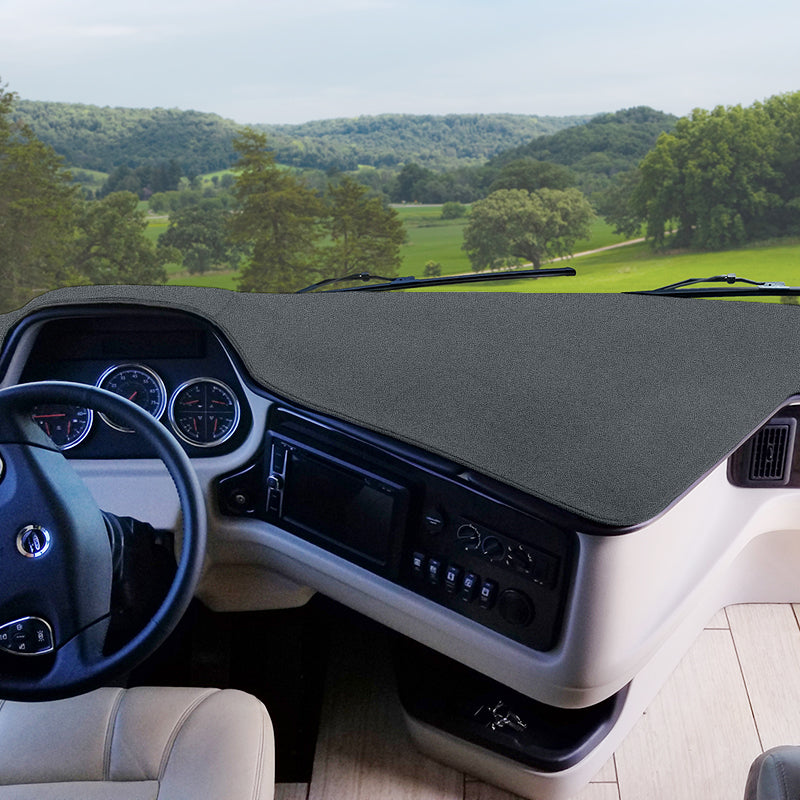 RV Dash Cover Poly Carpet Cinder