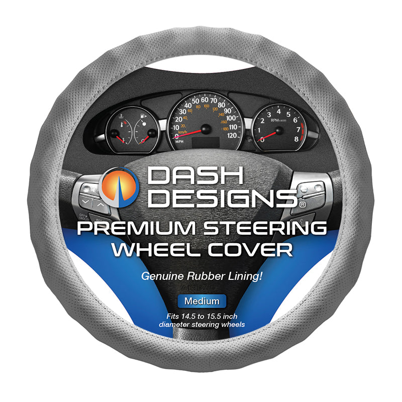 Racing Grip Gray Medium steering wheel cover