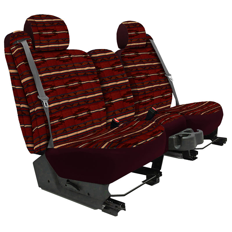 Southwest Sierra Maroon seat cover example