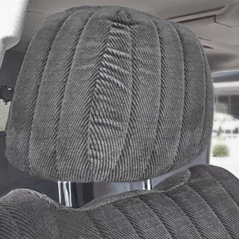 Seat Décor Madera Charcoal headrest closeup
