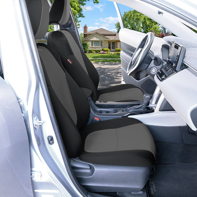 Seat Décor NeoSupreme Charcoal 2-Tone seat covers