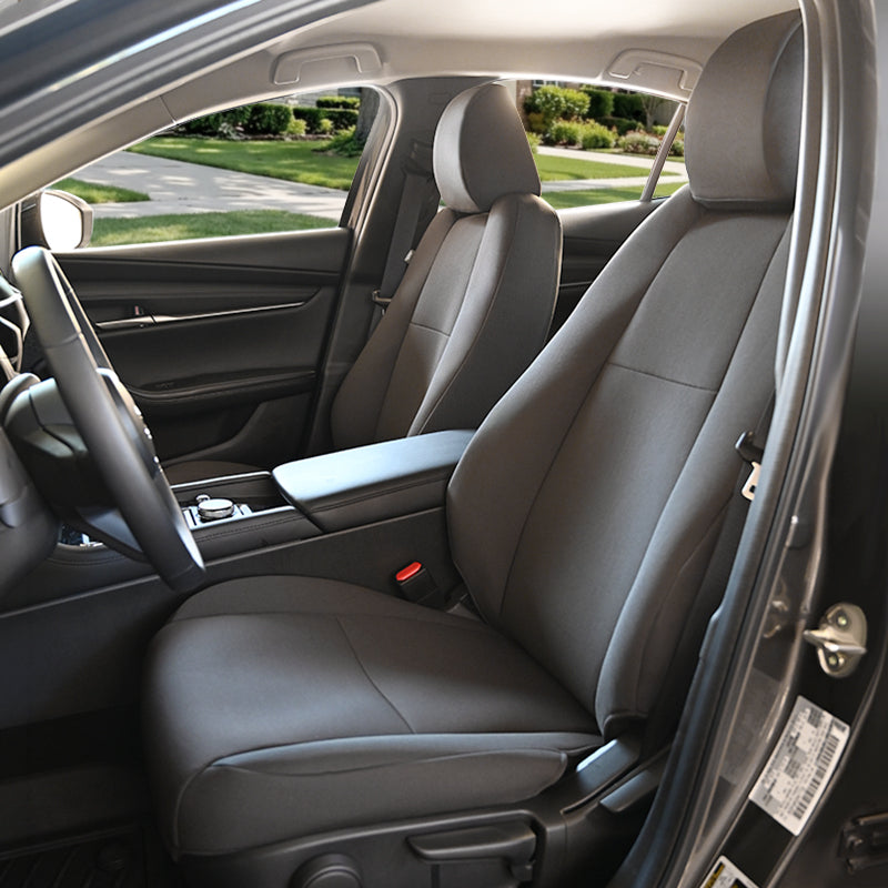 Seat Décor Neoprene Charcoal Solid seat covers