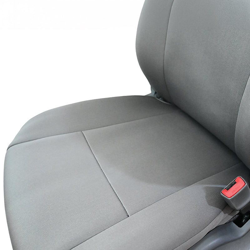 Seat Décor Neoprene Gray seat cover closeup
