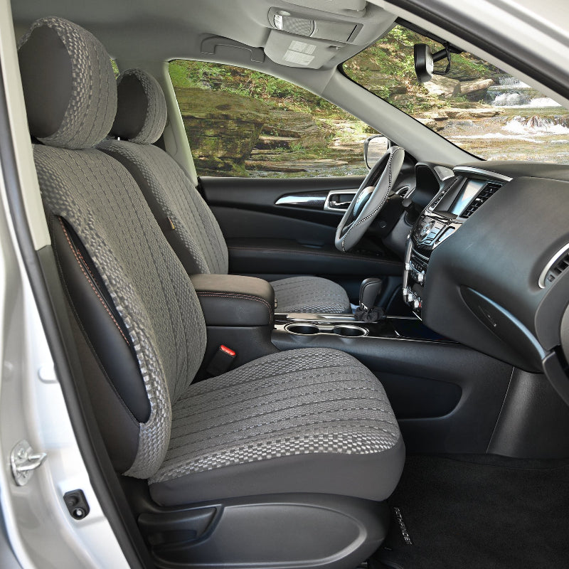 Seat Designs Allure Silver seat covers in a Nissan Pathfinder