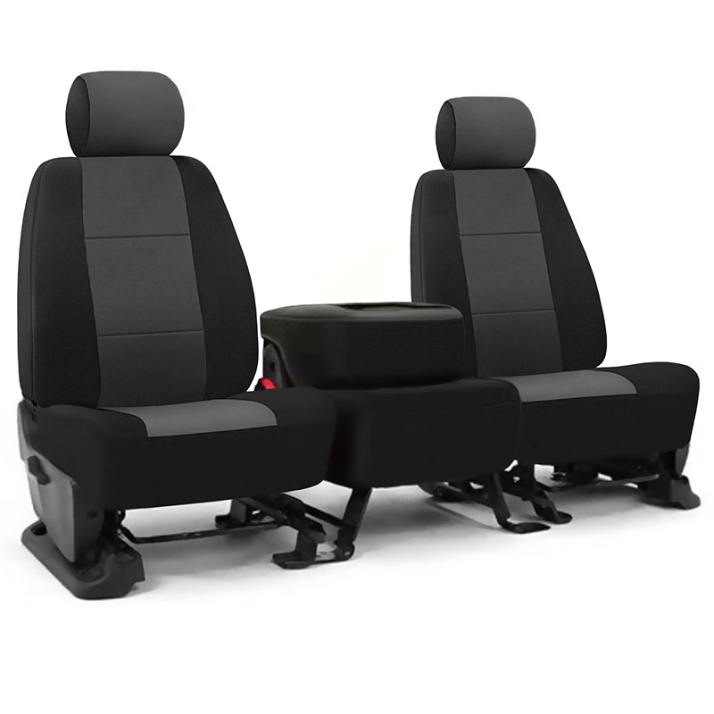 Seat Designs NeoSupreme Charcoal 2-tone seat cover example