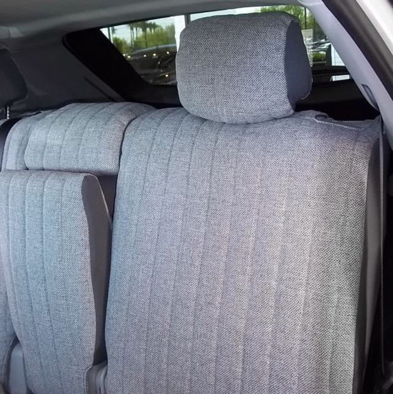 Seat Designs Tweed Rear Seat Cover Detail
