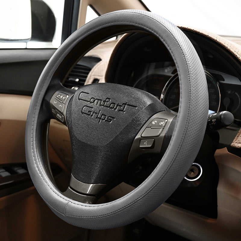 Sport Grip Gray steering wheel cover right side view