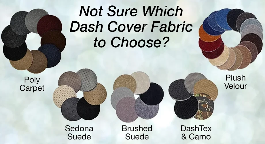 Dash Designs Brushed Suede Dash Cover
