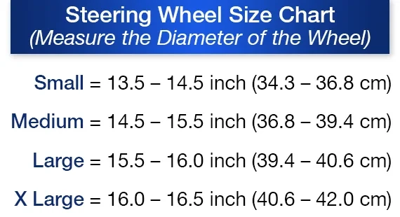 Steering Wheel Sizes