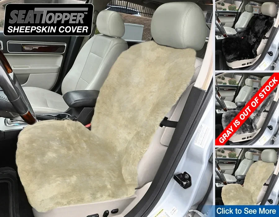 Seat Topper™ Sheepskin Covers