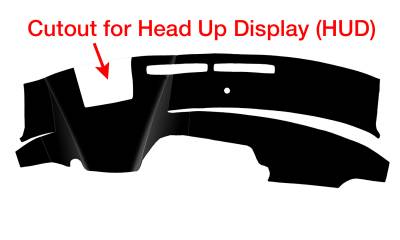 Dash Designs - 2022 LEXUS ES250 DASH COVER