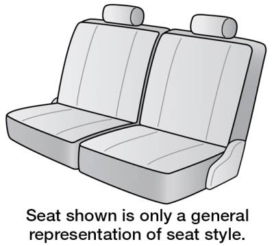 Dash Designs - 1996 ISUZU Oasis SEAT COVER 2ND ROW BENCH