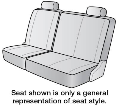 Dash Designs - 1990 CHEVROLET R2500 Suburban SEAT COVER 2ND ROW BENCH