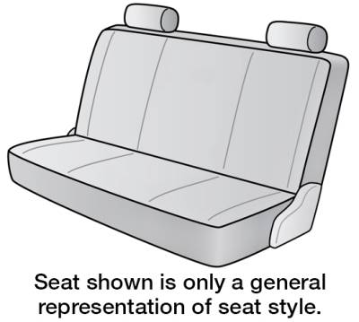 Dash Designs - 2002 KIA SEDONA SEAT COVER REAR/MIDDLE