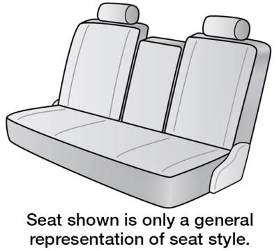 Dash Designs - 1997 GMC Savana 1500 SEAT COVER 2ND ROW BENCH