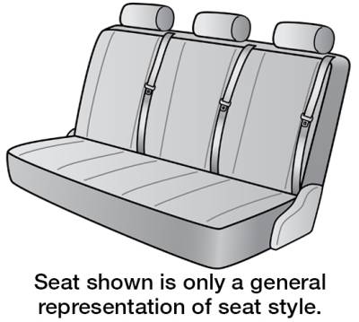 2024 FORD TRANSIT-150 SEAT COVER 2ND ROW BENCH