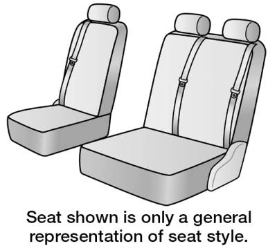 2024 FORD TRANSIT-150 SEAT COVER 2ND ROW BENCH